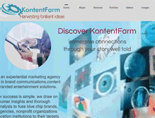 Tablet Screenshot of kontentfarm.com